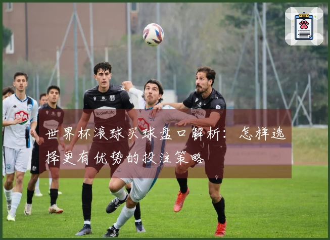 世界杯滚球买球盘口解析：怎样选择更有优势的投注策略